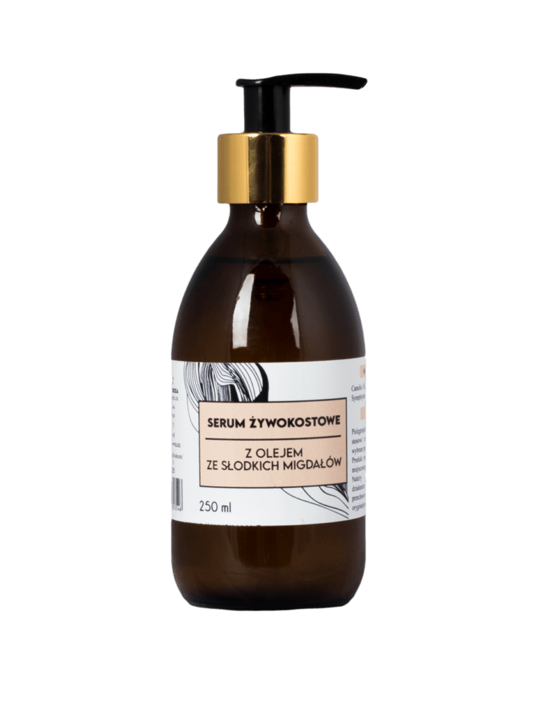Serum żywokostowe z olejem ze słodkich migdałów