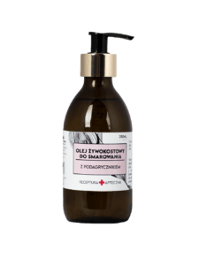 Olej żywokostowy do smarowania z podagrycznikiem